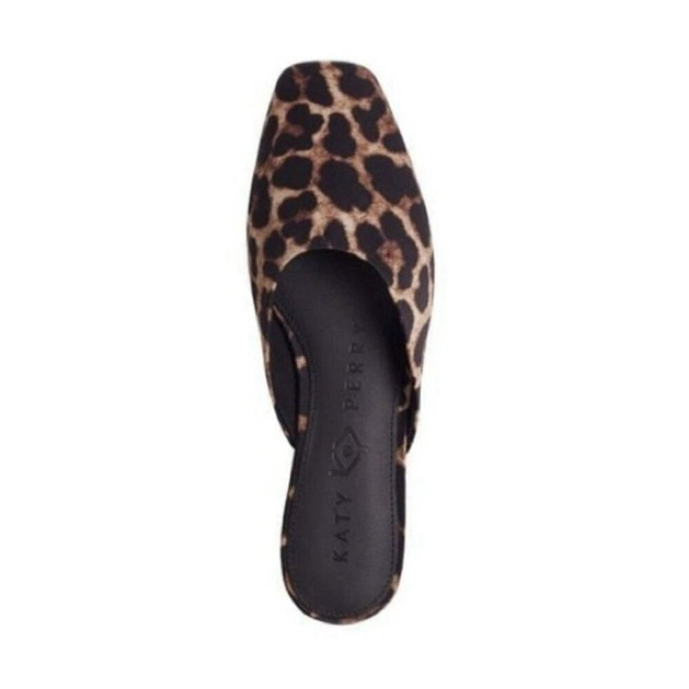 Katy Perry Collections Leopard Print The Evie Mule size 8.5 Women's Coffee - Picture 2 of 6
